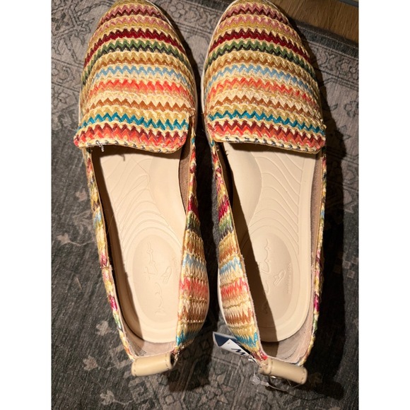 NWT Women's Woven Slip On Espadrille Flats Multicolor Size 7‎ - Picture 5 of 5